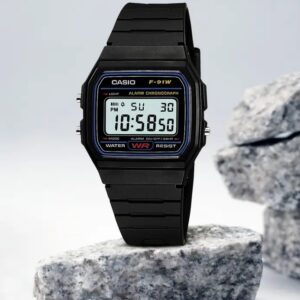 CASIO  Youth ( F-91W-1Q ) Digital Watch - For Men D002